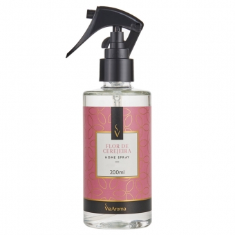 Home Spray, Aroma Clássica Flor de Cerejeira, 200ML - Via Aroma