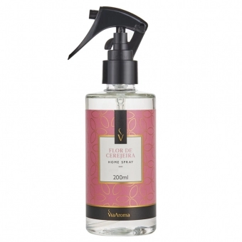 Home Spray, Aroma Clássica Flor de Cerejeira, 200ML - Via Aroma