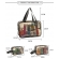Kit Necessaire Feminina para Maquiagens, Transparente/Preta, Wash Bag, Tamanho G e M