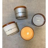 Vela Linha Desejos - Branco, Fresh tea, Paz, 90Gr. - Bright Side Cadle
