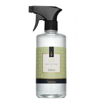 Água Perfumada para Tecidos Capim Limão, 500ml - Via Aroma