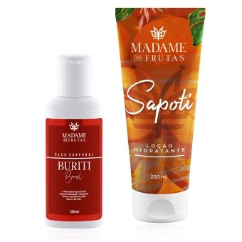 KIT DE HIDRATAÇÃO SAPOTI - MADAME DAS FRUTAS