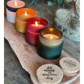 Vela Linha Zen - Bordeaux, Lavanda, 125Gr. - Bright Side Cadle