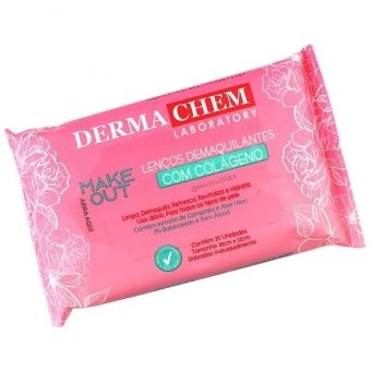 Lenço Demaquilante com Colágeno Make Out - Dermachem