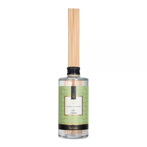 REFIL 250ML DIF. DE VARETAS CLASSICA CAPIM LIMAO