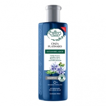 Flores e Vegetais, Shampoo Matizante Platinado, 310Ml