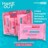 Lenço Demaquilante com Colágeno Make Out - Dermachem