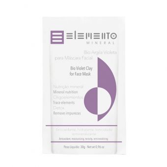 Bio Argila Violeta, 30g - ELEMENTO MINERAL