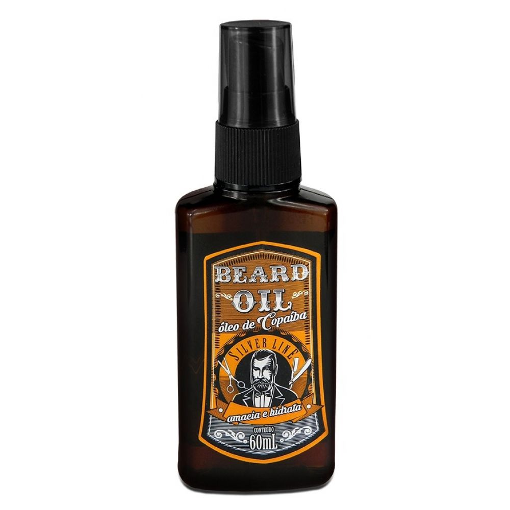 Óleo Para barba (Beard Oil), 60ML - SILVER LINE