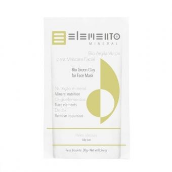 Bio Argila Verde, 30g - ELEMENTO MINERAL
