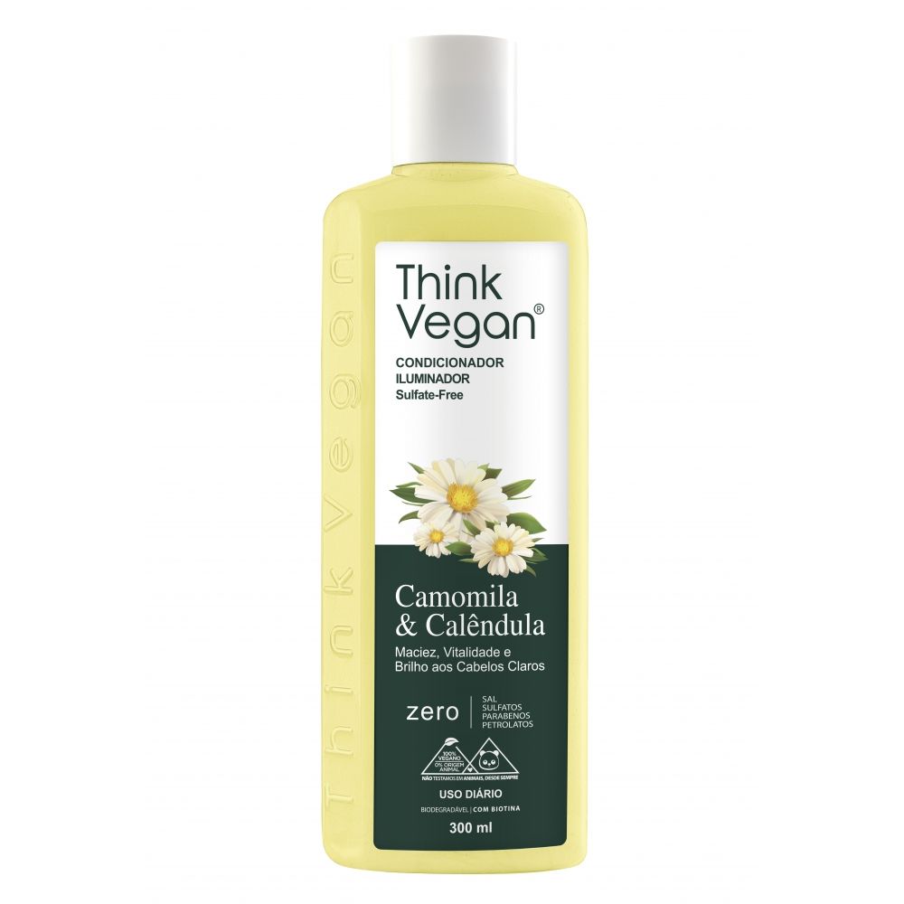 Condicionador Iluminador Camomila & Calêndula Vegano 300ml