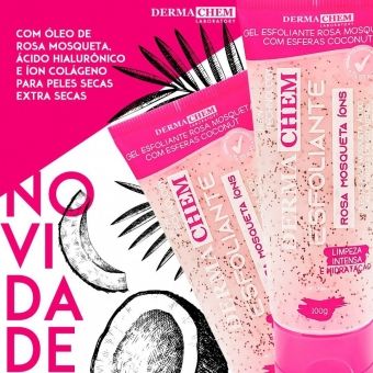 Gel Esfoliante Facial Rosa Mosqueta 100g - Dermachem