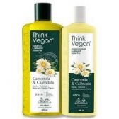 Kit Shampoo e Condicionador Iluminador Camomila & Calêndula - Think Vegan