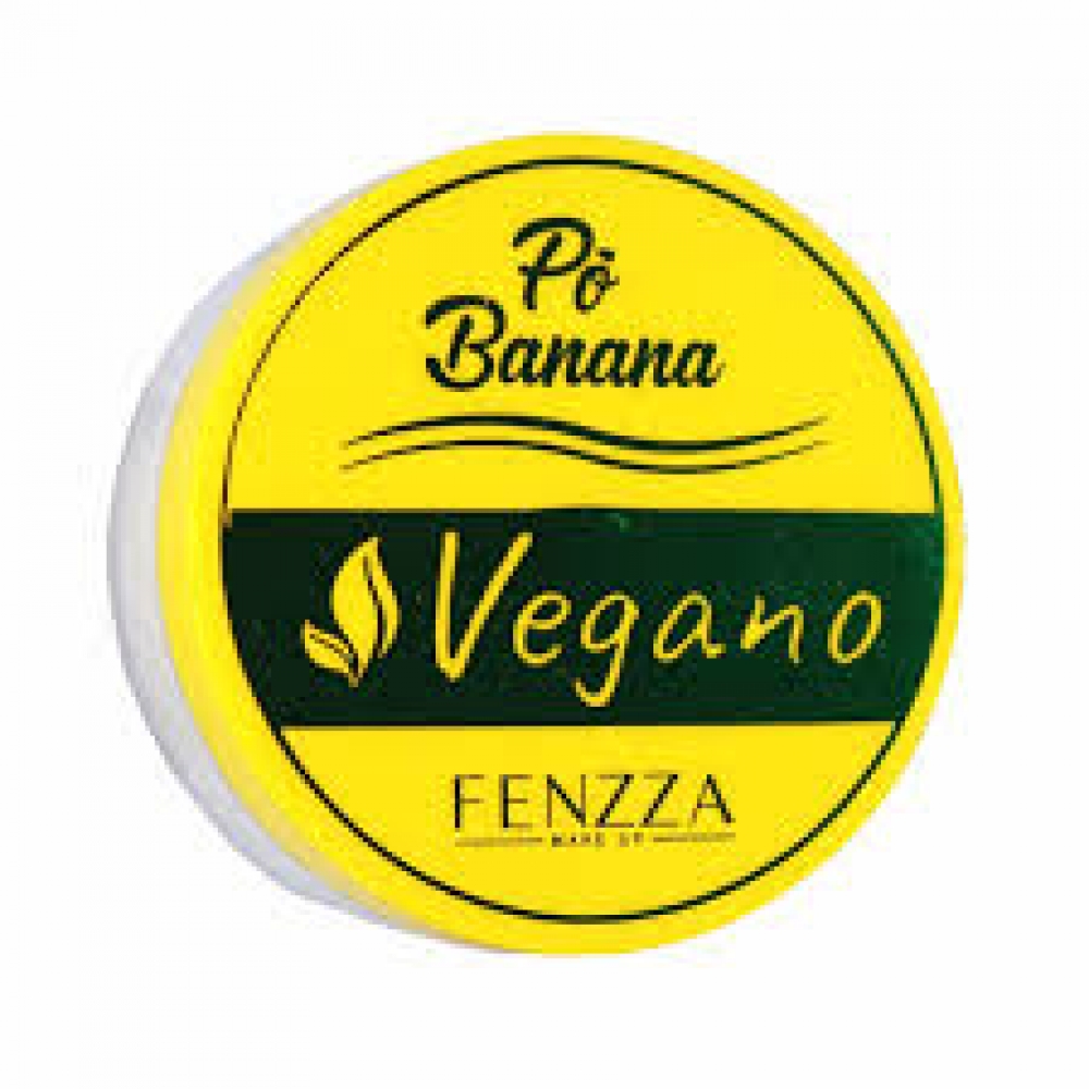 Pó Banana Finalizador, Vegano, Fenza Make Up - Fenzza