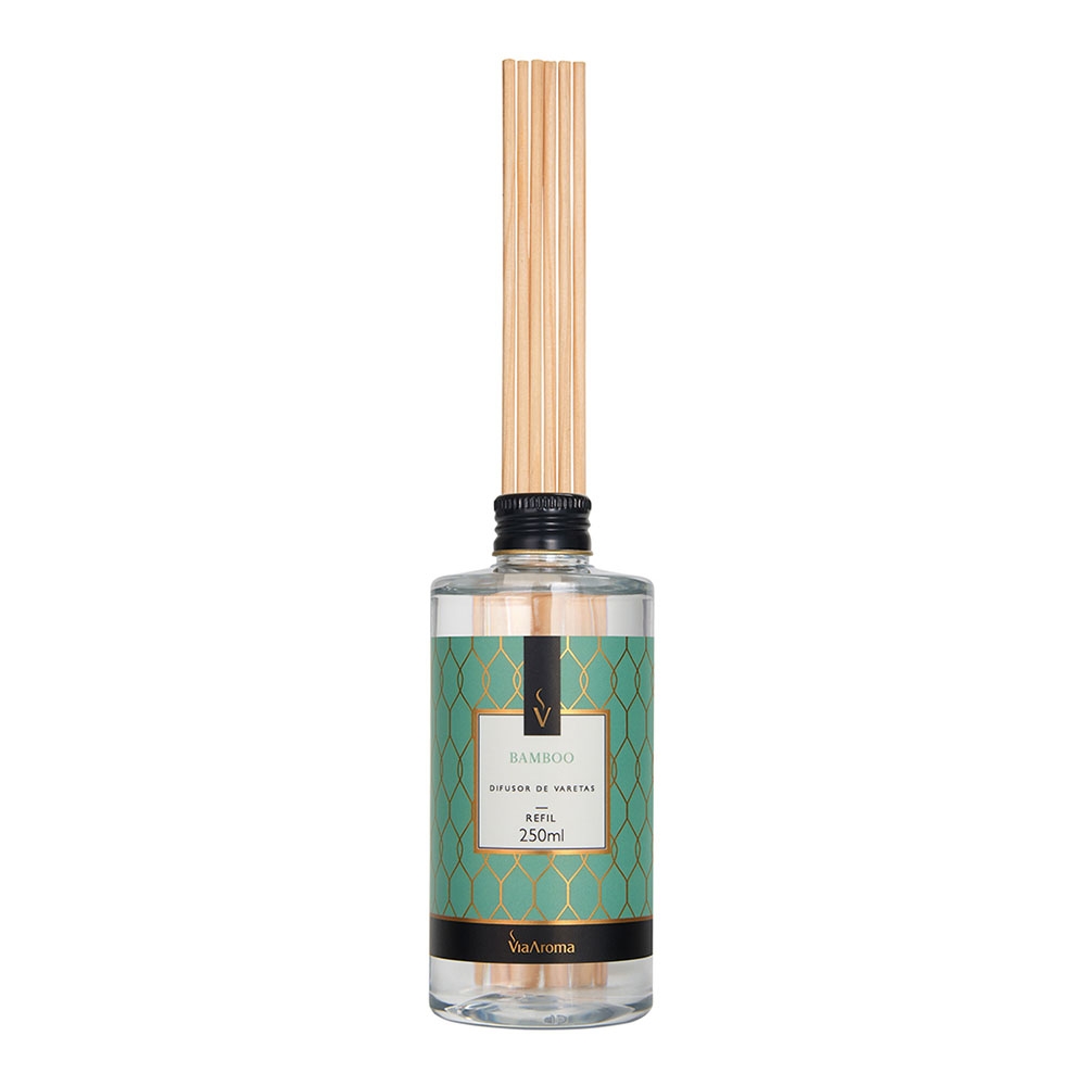 Refil para Difusor de Varetas Bamboo, 250Ml - Via Aroma