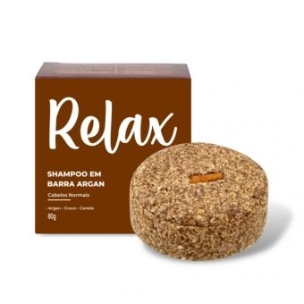 Shampoo em Barra Hidratante Argan - Relax Bars