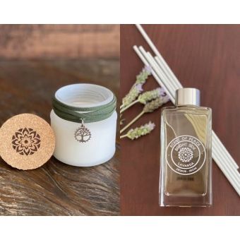 Kit Vela & Difusor de Ambiente Lavanda - BRIGHT SIDE