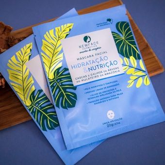 Máscara facial, Hidratação e Nutrição - New Face