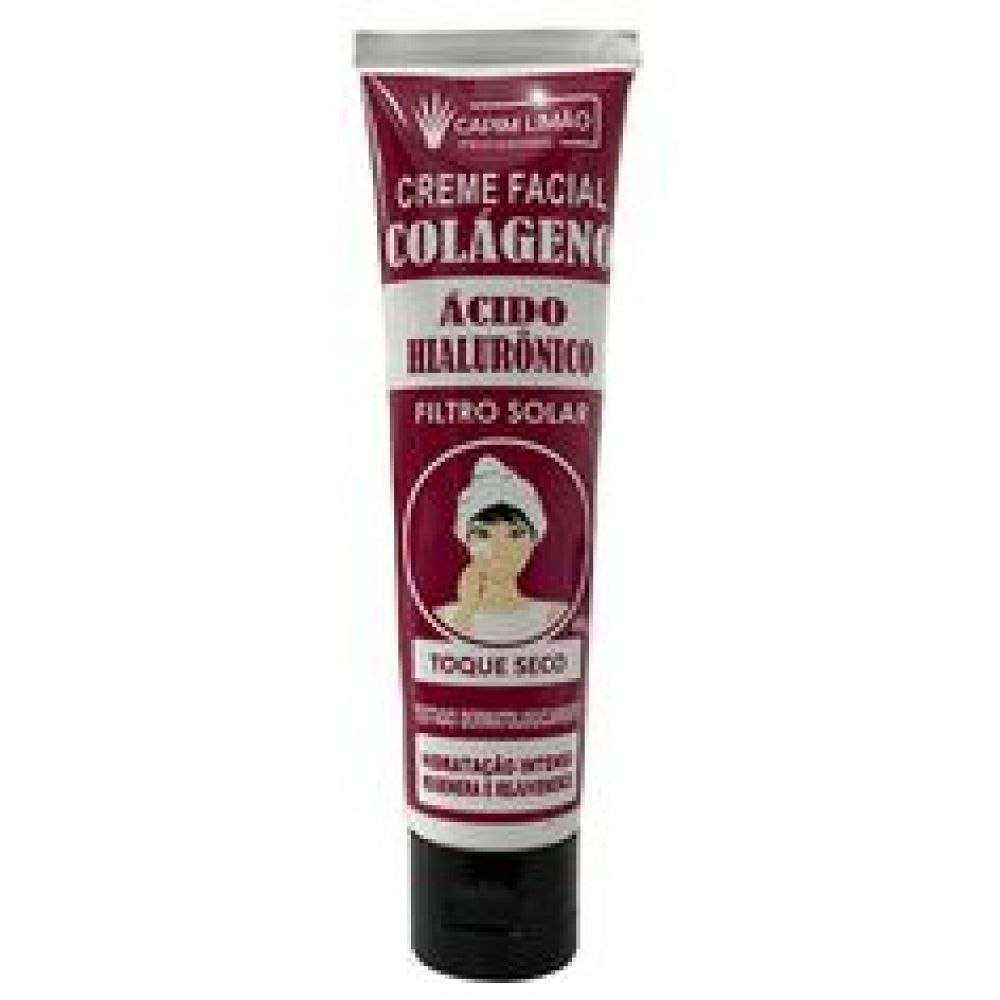 Creme Facial Acido Hialurônico, Com Filtro Solar, 40G. - Capim Limão