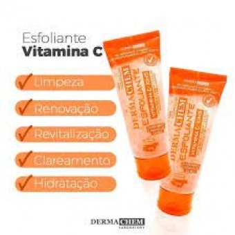 Gel Esfoliante Vitamina C, 100G - Dermachem