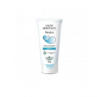 Loção Hidratante Mãos, Neutra, 60Gr - FLORES E VEGETAIS