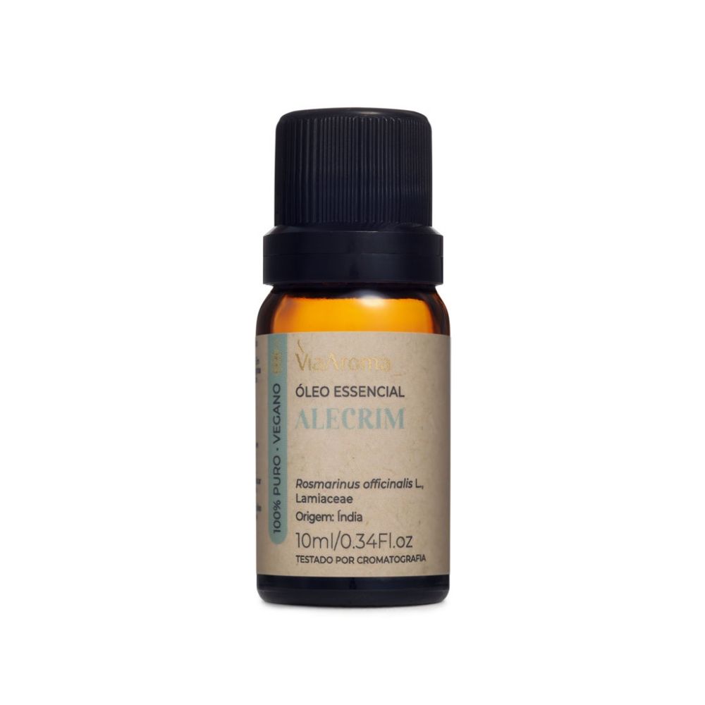 Óleo Essencial Alecrim, 10ml - Via Aroma