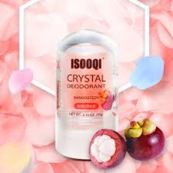 Desodorante Cristal, mangostão, Sem Perfume, 60Gr. - ISOOQI