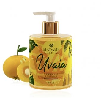 SABONETE LIQUIDO UVAIA, 350ML - MADAME DAS FRUTAS