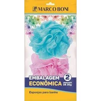 Esponja Para Banho em Nylon (2 Unidades) - BONI