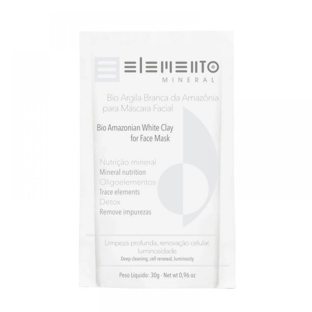 Bio Argila Branca da Amazônia, 30g - ELEMENTO MINERAL