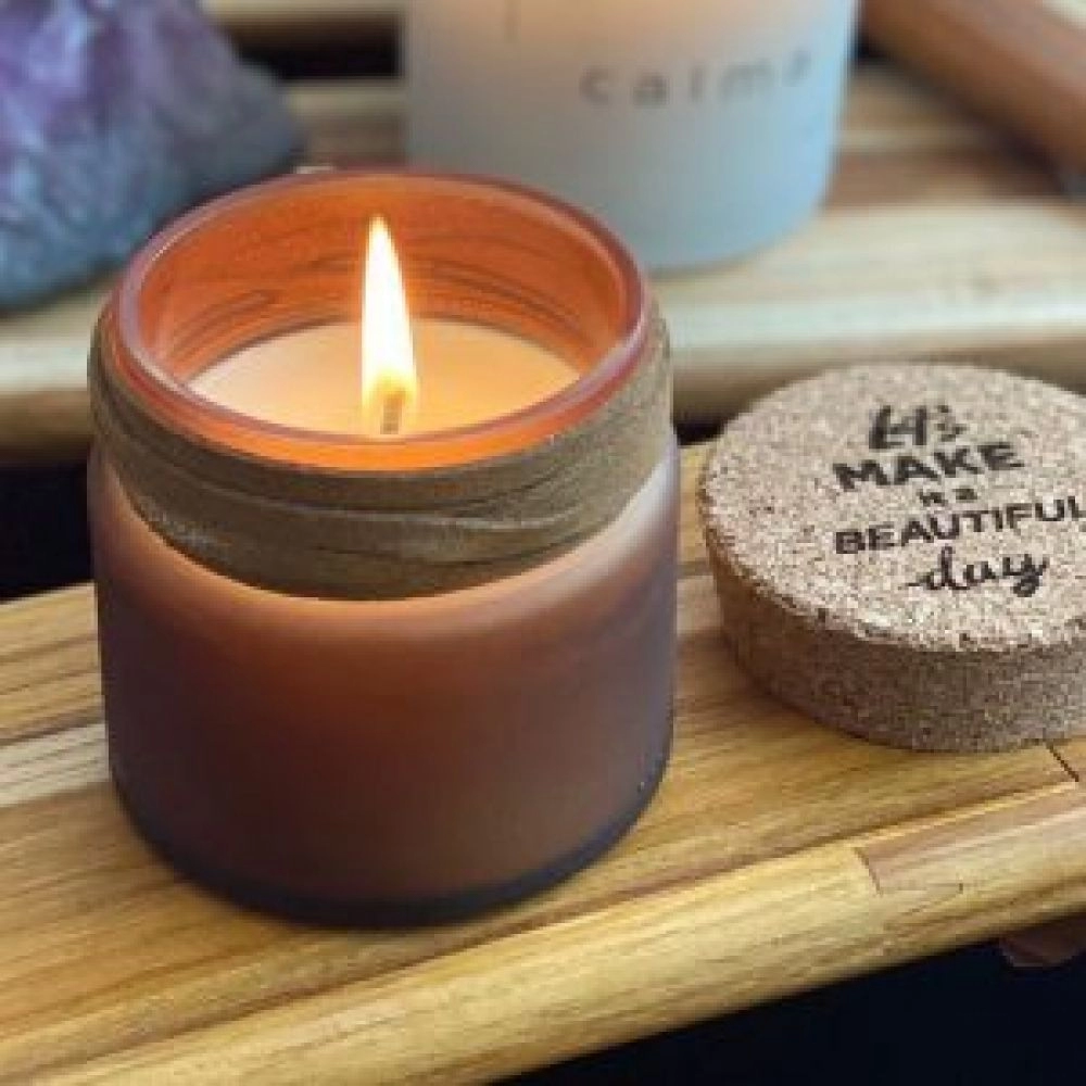 Vela Linha Zen - Ambar, Verbena, 125Gr. - Bright Side Cadle
