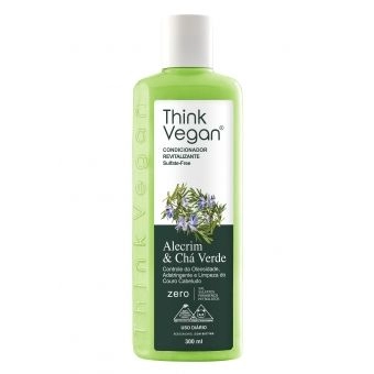 Condicionador Vegano Revitalizante Alecrim e chá verde 300ml - Think Vegan