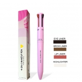 Caneta Para Maquiagem 4 x 1 (Eye Liner, Brow Liner, Lip Liner, Brow Liner), A Prova Dágua