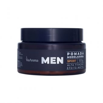 Pomada Capilar, 100G, Efeito Matte, Men Sport - Via Aroma