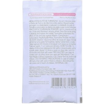 Argila Rosa com Pó de Turmalina, 30g - ELEMENTO MINERAL
