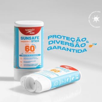 Protetor Solar Infantil SUNSAFE Baby & Kids 15,5g - Pink Cheeks