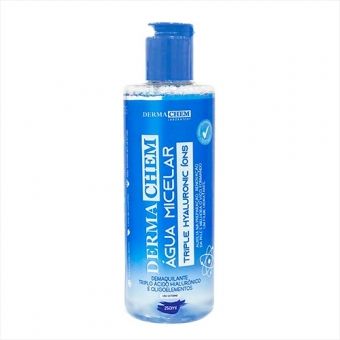Agua Micelar com Acido Hialurônico, 250ML - DERMACHEM