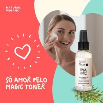 Magic Toner - Tônico Demaquilante Natural Vegano Lavanda e Melaleuca, 120ml - Twoone Onetwo
