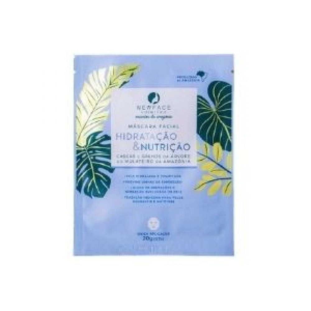 Máscara facial, Hidratação e Nutrição - New Face