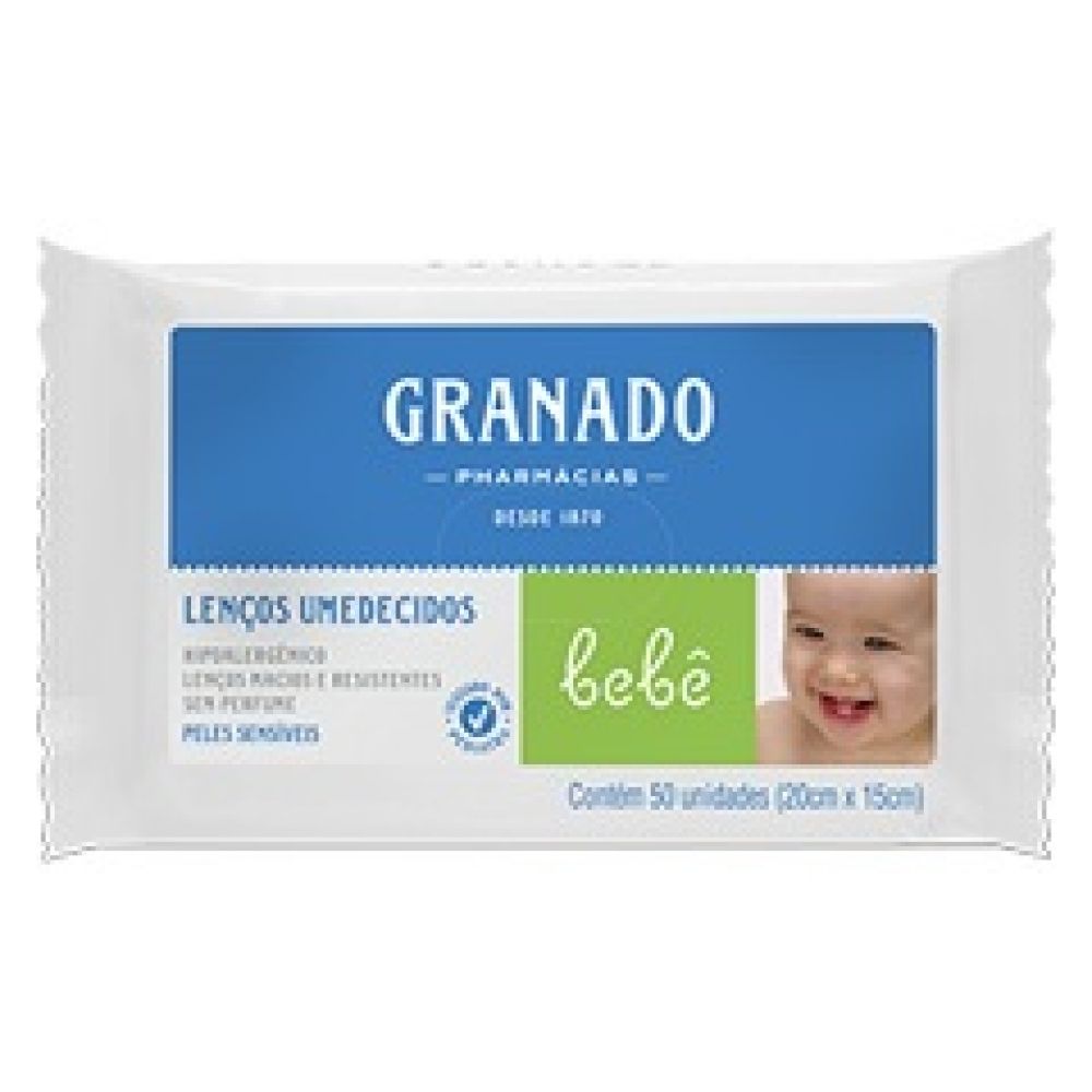 Lenços Umedecidos Bebê Peles Sensíveis - Granado