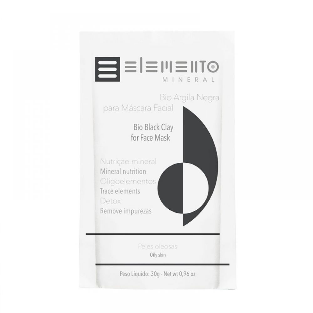 Bio Argila Negra, 30g - ELEMENTO MINERAL