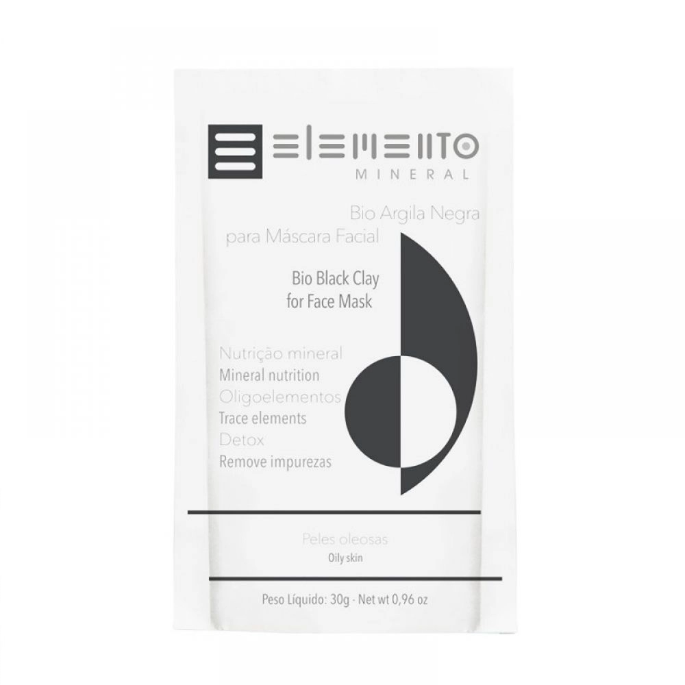 Bio Argila Negra, 30g - ELEMENTO MINERAL