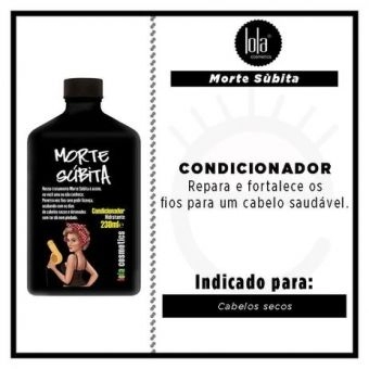 Lola Cosmetics - Morte Subita - CONDICIONADOR HIDRATANTE - 250ML