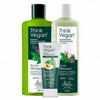 Kit Cronograma Capilar Nutrição - Think Vegan