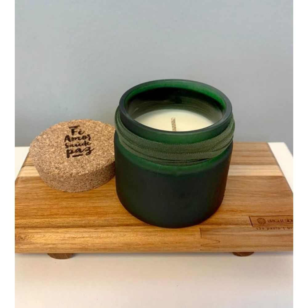Vela Linha Zen - Verde, Alecrin, 125Gr. - Bright Side Cadle