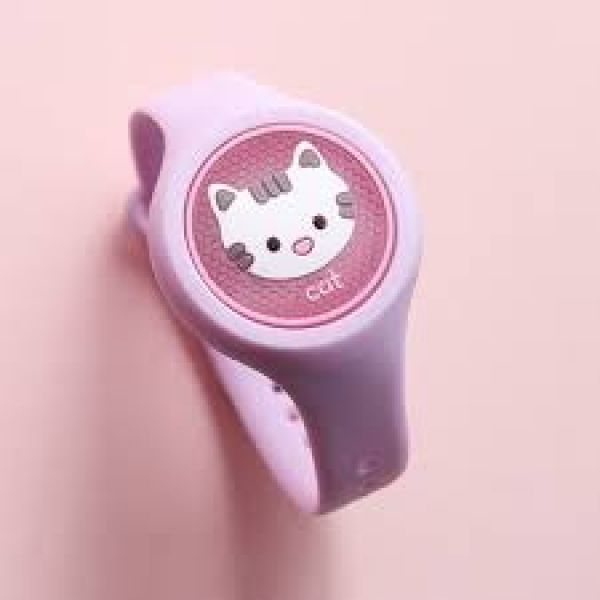 Pulseira Tipo Relógio Infantil Repelente de Mosquitos