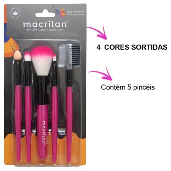KIT PINCEL KP3 COM 5 UNIDADES - MACRILAN