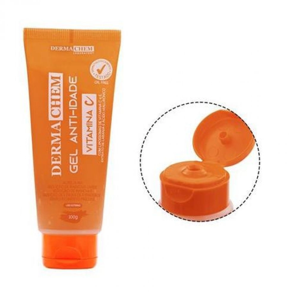 Sabonete Facial Vit. C e Ac. Hialurônico, 100ML - DERMACHEM