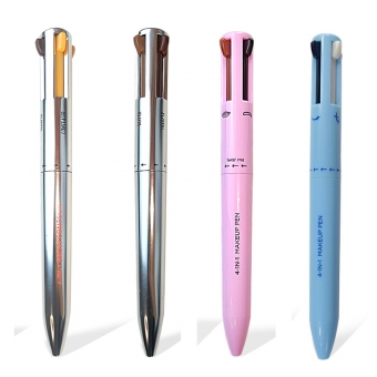 Caneta Para Maquiagem 4 x 1 (Eye Liner, Brow Liner, Lip Liner, Brow Liner), A Prova Dágua