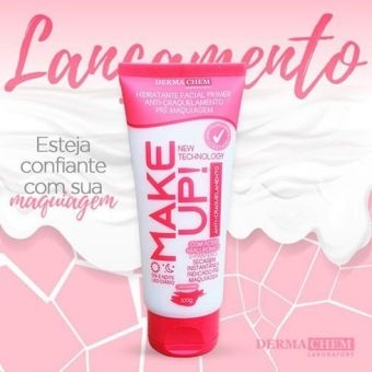 HIDRATANTE FACIAL ANTICRAQUELAMENTO MAKE UP, 100G - DERMACHEM